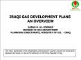 IRAQI GAS DEVELOPMENT PLANS PowerPoint PPT Presentation