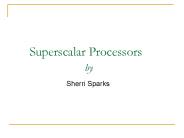 Superscalar Processors by