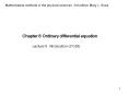 Chapter 8 Ordinary differential equation PowerPoint PPT Presentation