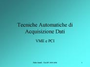 Tecniche Automatiche di Acquisizione Dati