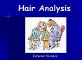 Hair Analysis PowerPoint PPT Presentation