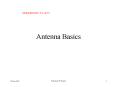 Antenna Basics PowerPoint PPT Presentation