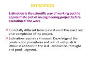 ESTIMATION