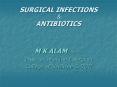SURGICAL INFECTIONS PowerPoint PPT Presentation