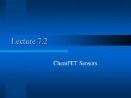 ChemFET Sensors