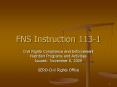 FNS Instruction 113-1 PowerPoint PPT Presentation