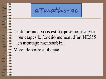 Ce diaporama vous est propos