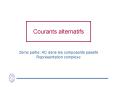 Courants alternatifs PowerPoint PPT Presentation
