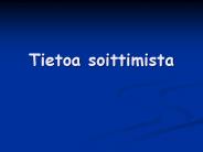 Tietoa soittimista