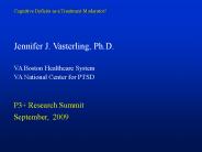 Cognitive deficits as a treatment moderator?