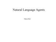 Natural Language Agents