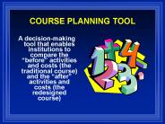 COURSE PLANNING TOOL
