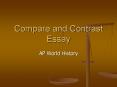 Compare and Contrast Essay PowerPoint PPT Presentation