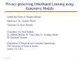 Privacy-preserving Distributed Learning using Generative Models PowerPoint PPT Presentation
