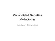 Variabilidad Genetica Mutaciones
