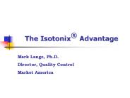 The Isotonix