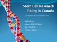Stem Cell Research Policy in Canada PowerPoint PPT Presentation