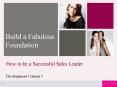 Build a Fabulous Foundation PowerPoint PPT Presentation