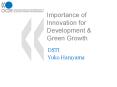 Importance of Innovation for Development PowerPoint PPT Presentation