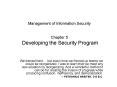 Management of Information Security  Chapter 5 Developing the Security Program PowerPoint PPT Presentation