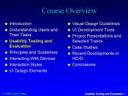 Course Overview