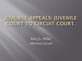 Juvenile Appeals: Juvenile court to circuit court. PowerPoint PPT Presentation