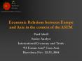 Economic Relations between Europe and Asia in the context of the ASEM PowerPoint PPT Presentation