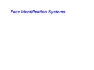Face Identification Systems
