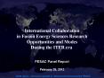 FESAC Panel Report PowerPoint PPT Presentation