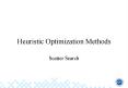 Heuristic Optimization Methods PowerPoint PPT Presentation