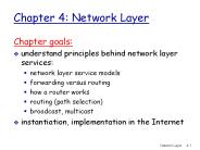 Chapter 4: Network Layer