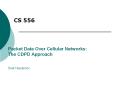 Packet Data Over Cellular Networks: The CDPD Approach  Svet Naydenov PowerPoint PPT Presentation