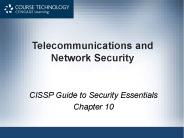 CISSP Guide to Security Essentials, Ch4