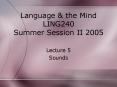 Language PowerPoint PPT Presentation