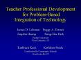 Teacher Professional Development for Problem-Based Integration of Technology PowerPoint PPT Presentation
