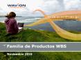 Familia de Productos WBS PowerPoint PPT Presentation