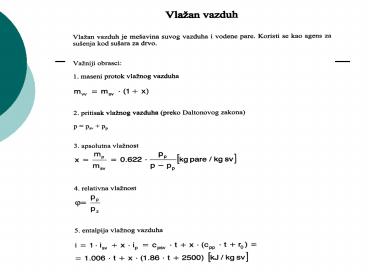 PSIHROMETARSKI p-t DIJAGRAM