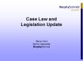 Case Law and Legislation Update PowerPoint PPT Presentation