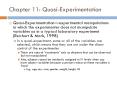 Chapter 11: Quasi-Experimentation PowerPoint PPT Presentation