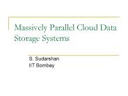 Massively Parallel Cloud Data Storage Systems