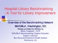 Hospital Library Benchmarking                - A Tool for Library Improvement PowerPoint PPT Presentation
