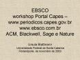 EBSCO workshop Portal Capes  PowerPoint PPT Presentation