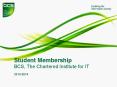 Student Membership PowerPoint PPT Presentation