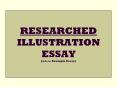 RESEARCHED ILLUSTRATION ESSAY (a.k.a. Example Essay) PowerPoint PPT Presentation
