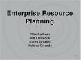 Enterprise Resource Planning PowerPoint PPT Presentation