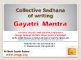 Collective Sadhana of writing PowerPoint PPT Presentation