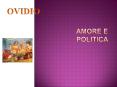 AMORE E POLITICA PowerPoint PPT Presentation