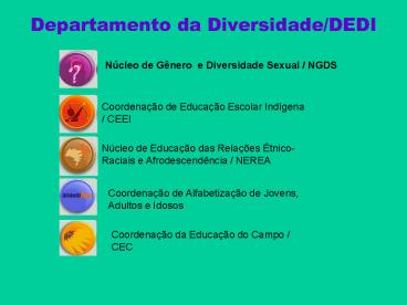 Departamento da Diversidade/DEDI