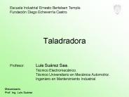 Taladradora
