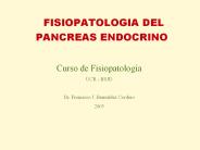 FISIOPATOLOGIA DEL PANCREAS ENDOCRINO
